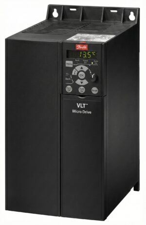 Danfoss Inverter Drive, 18.5 kW, 3 Phase, 400 V ac, 37 A, VLT FC51 Series