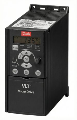 Danfoss Inverter Drive, 2.2 kW, 3 Phase, 230 V ac, 9.6 A, VLT FC51 Series